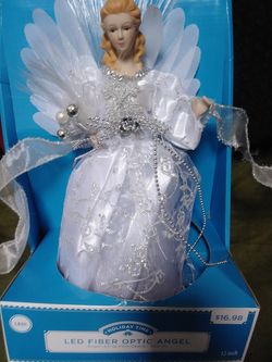 Beautiful LED Fiber Optic Angel Brand New