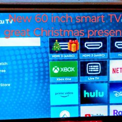 60 Inch Smart TV And Comes With Complete Sound System 