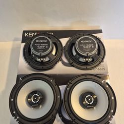 KENWOOD 2 PAIRS 6.5" 2 WAY 300 WATTS CAR SPEAKER