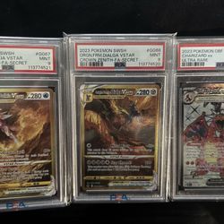 Pokemon Slabs (Palkia VStar/Dialga VStar/Charizard)