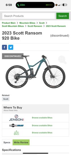 2023 Scott Ransom 920- XL, Light Naphta Green