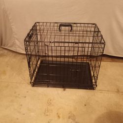 2 MEDIUM SIZE DOG CRATES