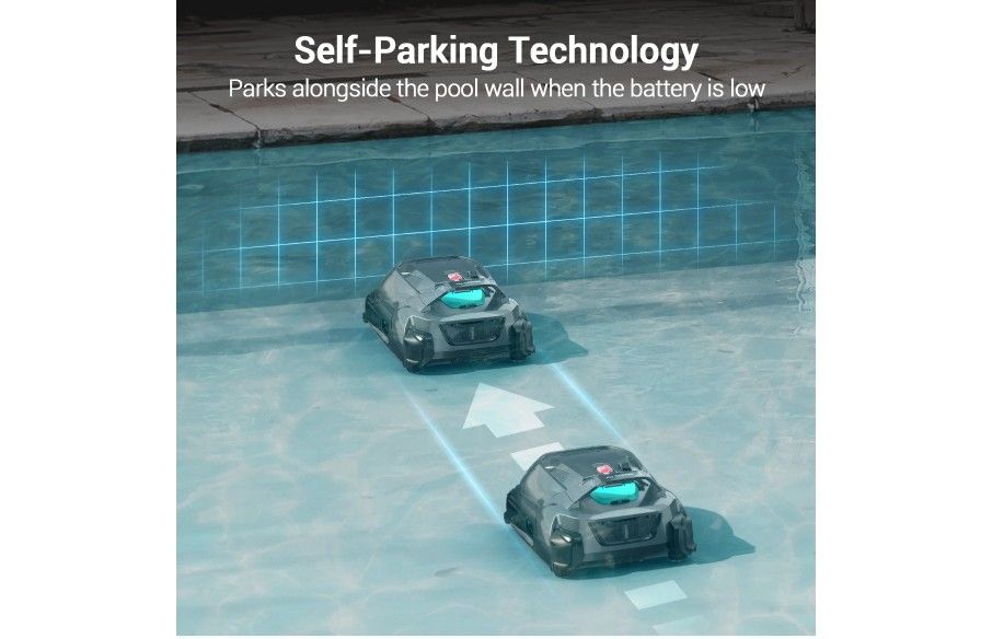 AIPER Seagull Plus Cordless Pool Vacuum, Robotic Pool Cleaner Lasts 110 Min, Stronger Power Suction