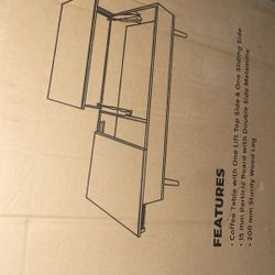 Stylist lift top coffee table