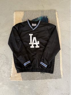Black Dodgers Pullover Warm up Shirt