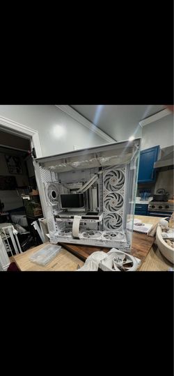 White Custom Built Gaming PC