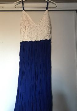 Beautiful mermaid dress royal blue