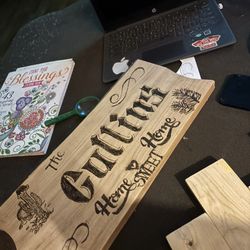 Woodcraft handmade signs