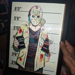 3d Holographic Freddy/Jason/Michael Myers Picture Decoration 