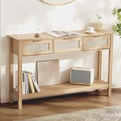Rattan Entry / Console Table
