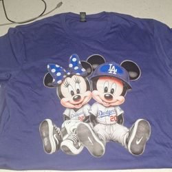 DODGERS  MICKEY T SHIRT