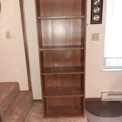 Wood Shelf Cabinet 7 Feet Tall 