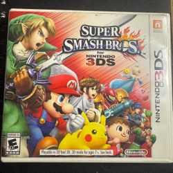 Super smash Bros Nintendo 3DS 