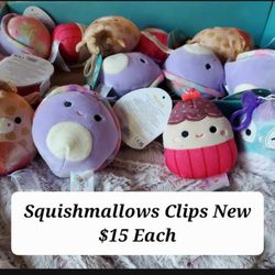 Squishmallows Clips New