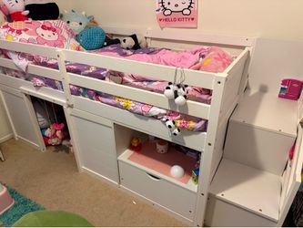 Twin Loft Bed. Mattress not included.