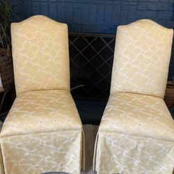 CLASSIC ETHAN ALLEN PARSONS/SLIPPER CHAIRS