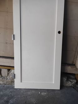 Wood door 36inches by 79 inches  100 dallors