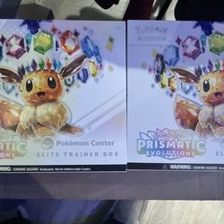 Prismatic Evolutions ETB Pokemon Center- SEALED