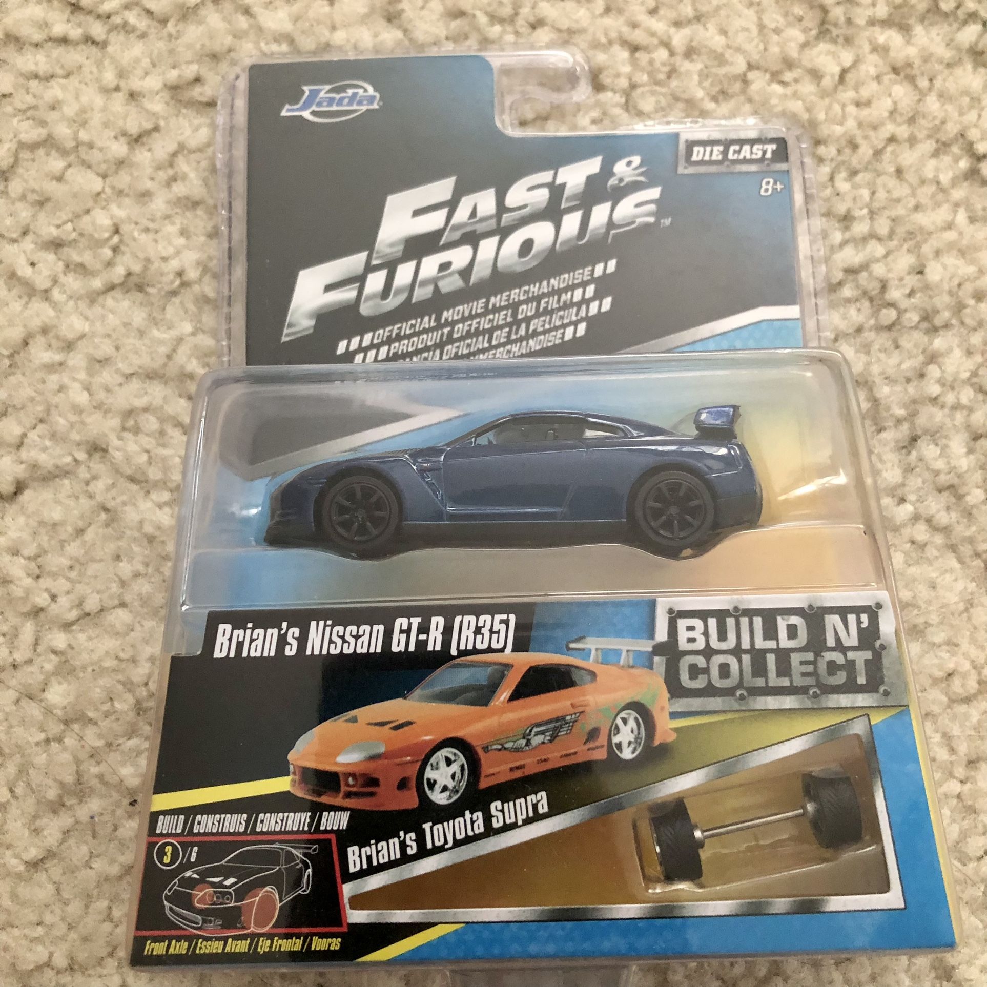 New! JADA Fast & Furious Brian’s Nissan GT-R (R35) 1/64 SEALED! Die Cast Car