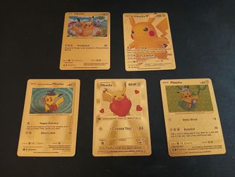 $5 for the 5 Pikachu cards together