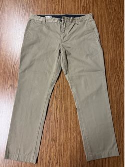 Volcom Men’s Chinos Khaki, Slim Tapered, Tan, 34x29