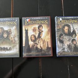 The Lord Of The Rings DVD’s