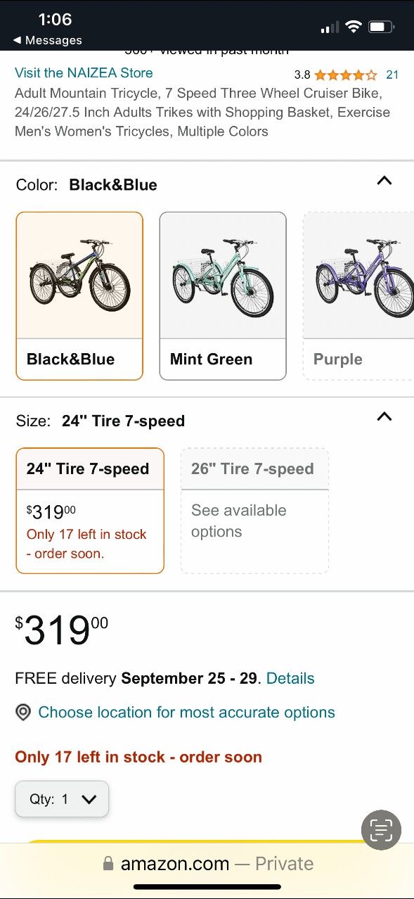 Tricycle Never Been Used