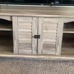 T.V.  Credenza