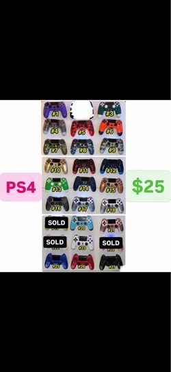 ✅ NEW Ps4 Console compatible Controllers • WIRELESS compatible Playstation 4 white red blue black green camo gold orange custom
