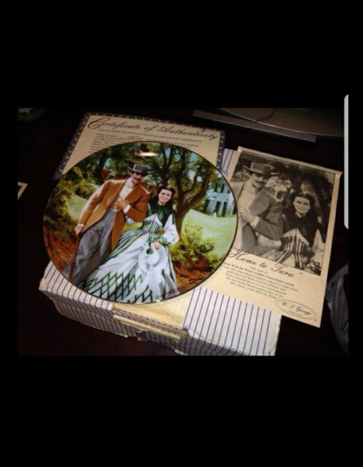 Gone with the wind plate lot