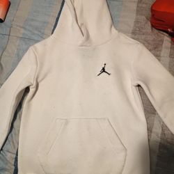 Jordan Children's White Hoodie 