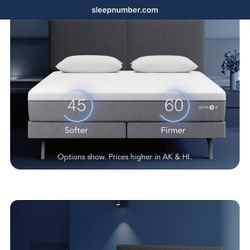 Sleep Number FlexTop i8 King 360 Smart Bed – Excellent Condition