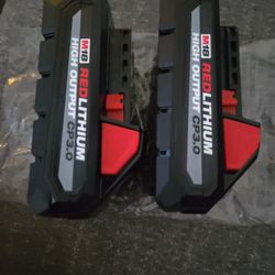 MILWAUKEE M18 2 BATTERIES 3.0AH NEW  PRICE IS FIRM 