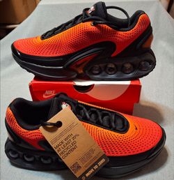 Nike Air Max DN Men's Size 8, Women's Size 9.5 Total Orange-Black IB4505 803 New