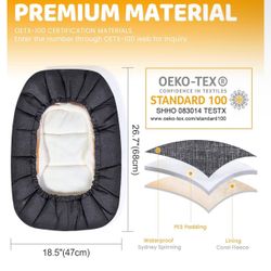 Orzbow Car Seat Covers for Babies Winter, Universal Baby Car Seat Cover with Adjustable Collar, Waterproof Carseat Cover with Zipper, Warm Coral Fleec
