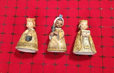 Robson Vintage Three Kings Wise Men Children 1959 W. Goebel Figurines W. GERMANY RARE 3 Piece SET