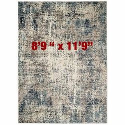 Allure Power-Loomed Abstract Area Rug - Stylish, Durable & Soft Perfect for High-Traffic Spaces - Bl