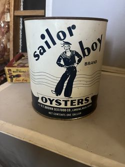 Sailor Boy Brand Oyster Can 1 Gallon