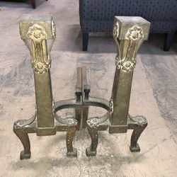 Arts & Crafts Period Andirons 