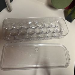 21 egg Plastic Fridge Holder With Lid