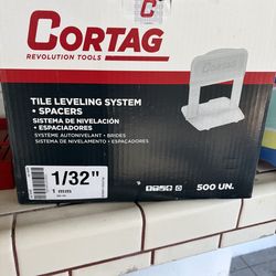 Cortag 1/32” Tile leveling spacers