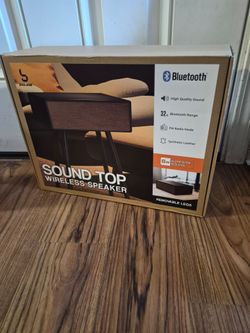 Bluetooth wireless speaker side table
