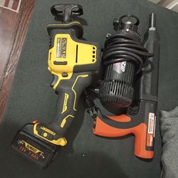 DeWalt with battery,Ramsey,roto zip