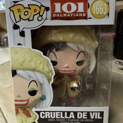 Funko Pop Disney Cruella De Vil 