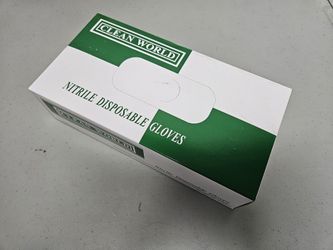 Disposable Nitrile Gloves, 4mil, Blue, 200