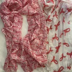 Breast, Cancer Awareness Scarves (2)