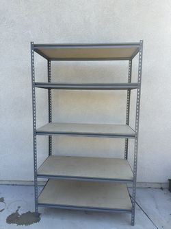 Heavy-Duty Metal Storage Shelf – 5 Tiers