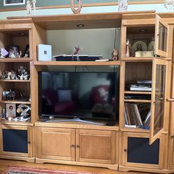 Wood Entertainment Center