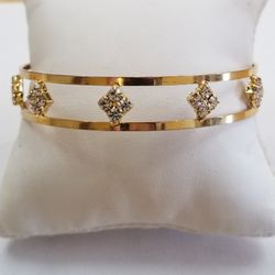 Bangle Bracelet Gold Plated