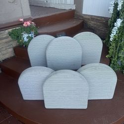 6  Cushions For Seats 19x20 